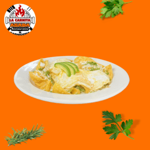 chilaquiles con huevos estrellados