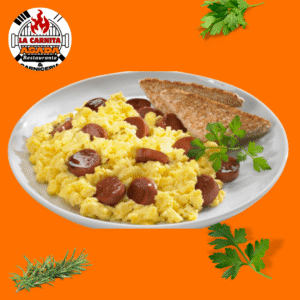 huevos con salchicha