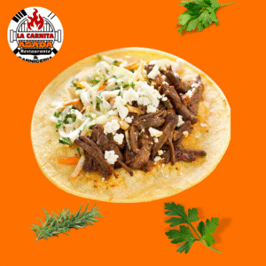 tacos beef deshebrada