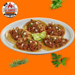 taco de machac & egg