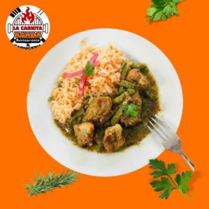 costilla de puerco en salsa verde