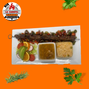 brochetas (chicken or beef)